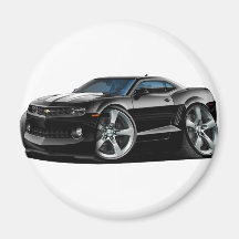 Camaro Schwarz-weißes Auto 2010-12 Magnete