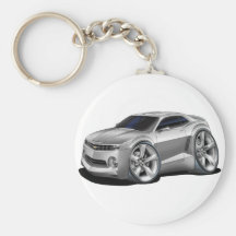 Camaro silbernes Auto 2010-11 Schlüsselanhänger