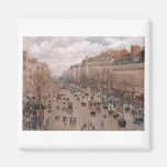 Camille Pissaro - Boulevard Monmartre Paris 1897 Kühlschrankmagnete