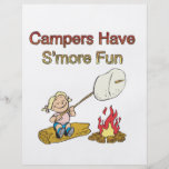 Camper haben S'more Spaß Bedruckte Flyer