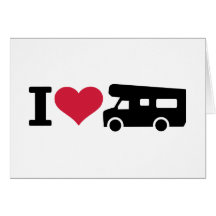 Camping der Liebe I - Camper Grußkarten