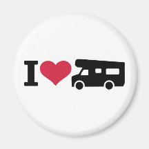 Camping der Liebe I - Camper Magnete