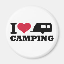 Camping der Liebe I Kühlschrankmagnet