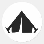 Camping neigt Ikone Aufkleber