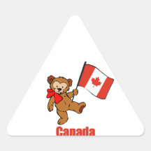Canada Teddy Bear Sticker