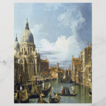 "Canal Grande und die Kirche des Salute Flyerbedruckung