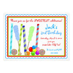 Candy Birthday Invitations