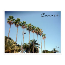 Cannes-Palmen Postkarten