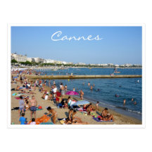 Cannes strandnah postkarten