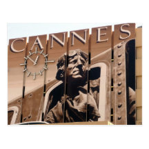 Cannes-Uhr Postkarte