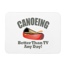 Canoeing Eckige Magnete