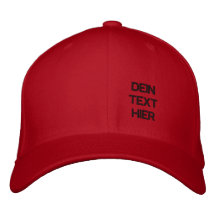 Cap mit Bestickung selbst gestalten Bestickte Baseballkappe