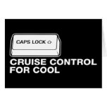capslock - Kreuzfahrt-Kontrolle für cooles Grußkarten