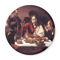 Caravaggio - Abendessen bei Emmaus magnete