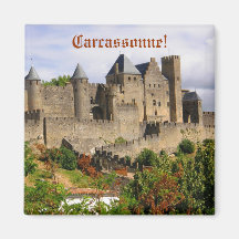 Carcassonne-Festung in Frankreich Magnete