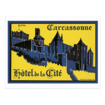 Carcassonne Hotel de la Cite Postkarten