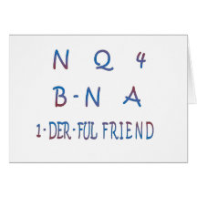 CARD.NQ.1      GR - 8 N 1 - derful Wörter Grußkarten