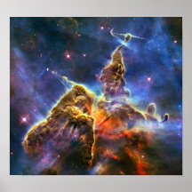 Carina-Nebelfleck (Hubble Teleskop) Plakat