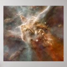 Carina-Nebelflecke in der Raum NASA Posterdruck