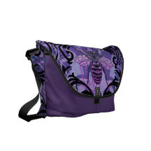 Carleighs Königin-Bienen-Rickshaw-Bote-Tasche Kuriertasche