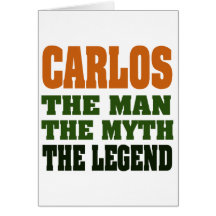 Carlos - der Mann, der Mythos, die Legende Karte