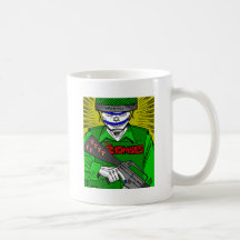 Carlos Latuffs der Ziombies Becher Tee Tasse