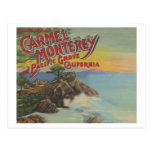 Carmel, Monterey u. pazifische Waldung, CA - Willk Postkarte