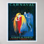 Carnaval Vinho tun Wein-Anzeigen-Kunst Porto Vinta Poster