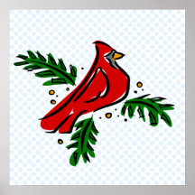 Carolina-Kardinal Posterdruck