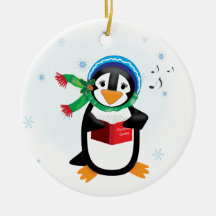 Caroling Pinguin-Verzierung Weihnachtsornament