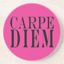 Carpe Diem ergreifen das Tageslateinische Zitat-Gl Untersatz