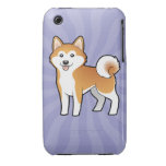 Cartoon Akita Inu/Shiba Inu Case-Mate iPhone 3 Hülle
