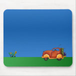 Cartoon-Blumen und Auto-kundengerechte Mäusematten mousepads