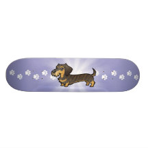Cartoon-Dackel (Drahthaarterrier) Individuelles Deck