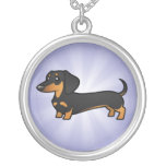 Cartoon-Dackel (glatter Mantel) Schmuck