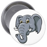 Cartoon-Elefant Anstecknadel