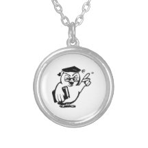 Cartoon-Eule Amulett