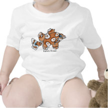 Cartoon-Fisch-personalisiertes neugeborenes Baby Baby Strampler