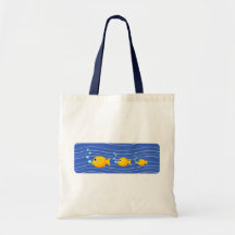 Cartoon-Fisch-Tasche