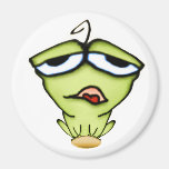 Cartoon-Frosch-Magnet Magnete