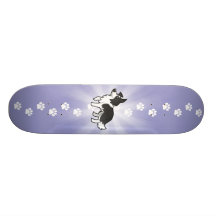 Cartoon-Grenzcollie Personalisiertes Skatedeck