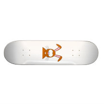 Cartoon-Häschen-Kaninchen-Gesicht Individuelle Skateboarddecks