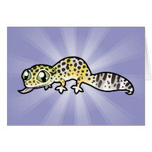 Cartoon-LeopardGecko Karten