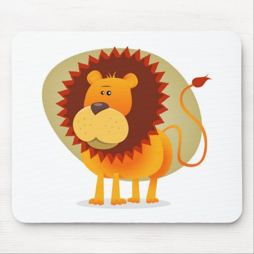 Cartoon-Löwe Mousepads