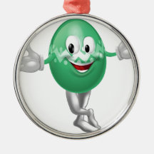 Cartoon-Osterei-Mann Ornamente