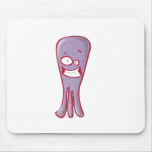 Cartoon-süße Tiere - Krake Mousepads