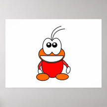 Cartoon-Wanze Plakate