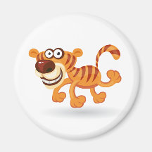 Cartoonbabytiger Magnete