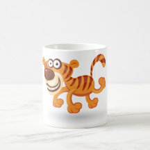 Cartoonbabytiger Teetasse