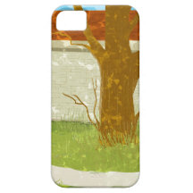 Cartoonbaum iPhone 5 Hüllen